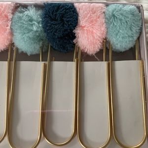 NIB Sheffield Home Pom Pom Paper Clips